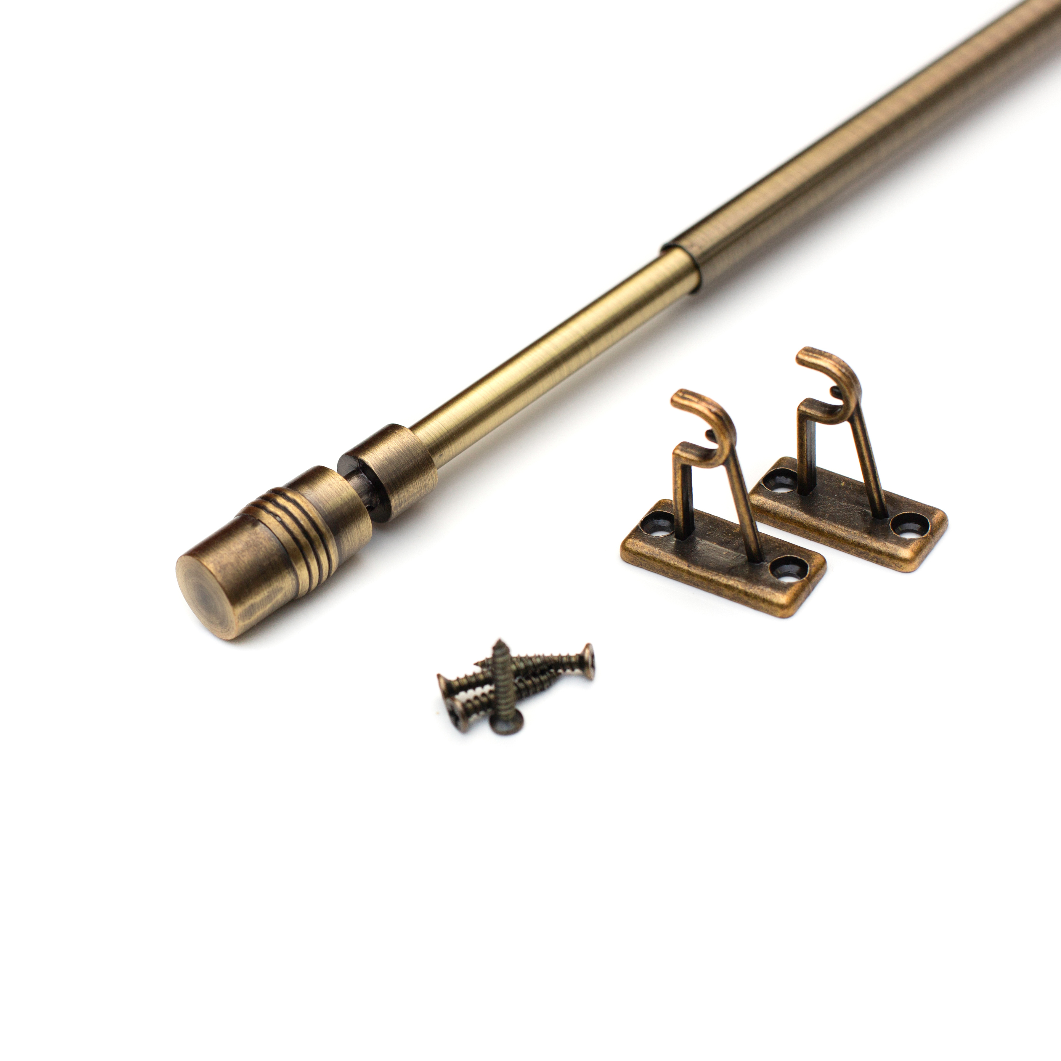 Мини-карниз Кафе Цилиндр антик длиной 80-120 см